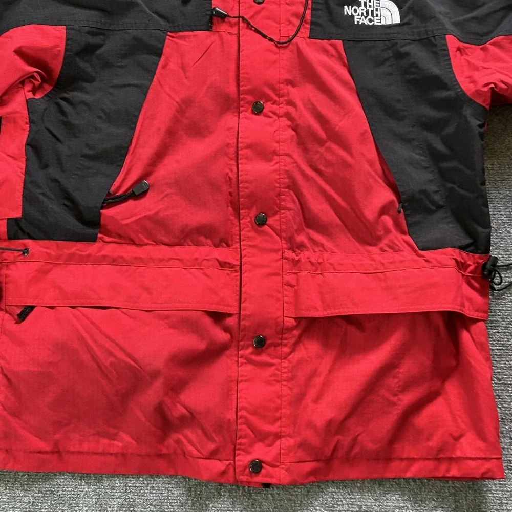 The North Face Summit Series Jacket Mens Medium Red Gore-Tex XCR Hooded Ski